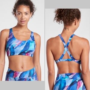 NWT ATHLETA MALIBU PRINTED BIKINI TOP